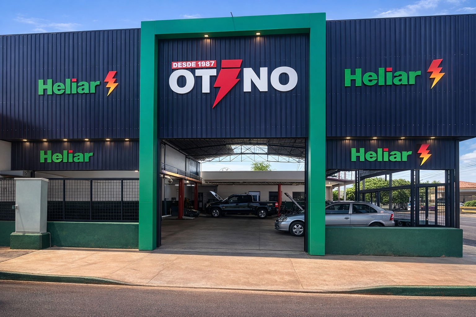 Fachada da loja Otino